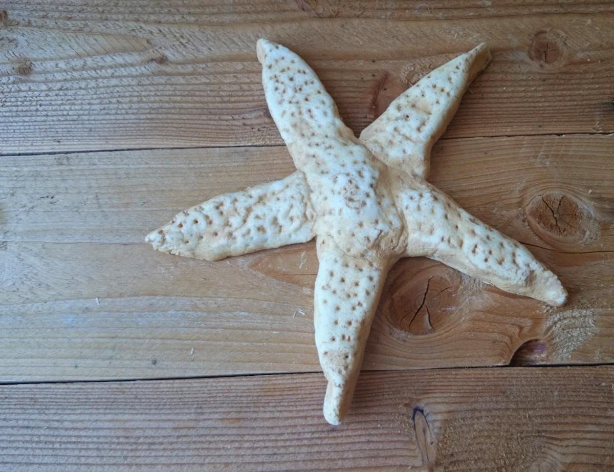 Como hacer tus propias estrellas de mar con pasta de sal, Manualidades