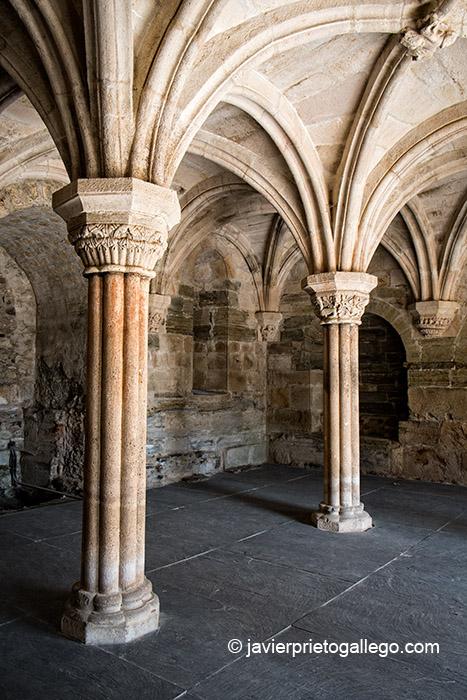 Sala capitular del Santa María de Carracedo. El Bierzo. León. Castilla y León. España. © Javier Prieto Gallego