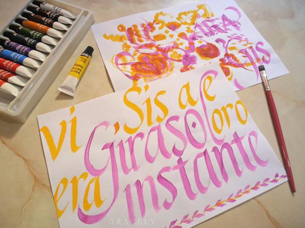 caligrafia calligraphy cancilleresca