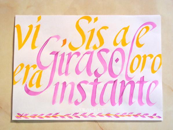 caligrafia calligraphy cancilleresca