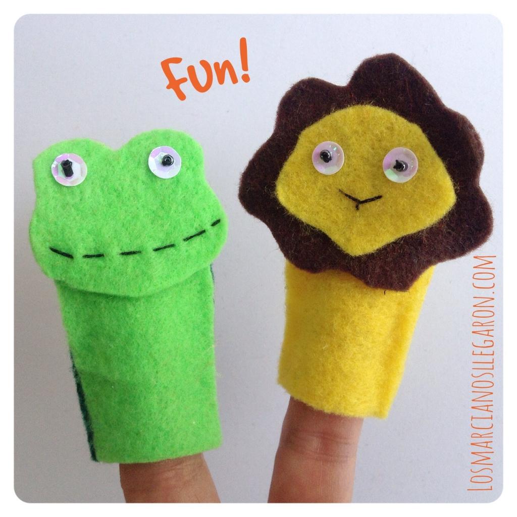 Titeres dedo de fieltro