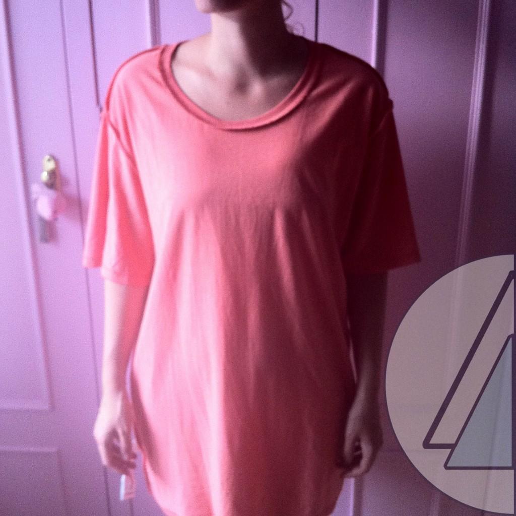 Camiseta para hacer un vestido