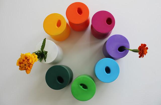 diy floreros con globos