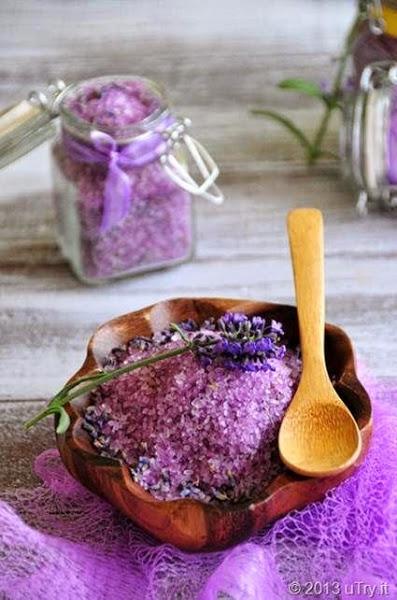Sales de baño de Lavanda
