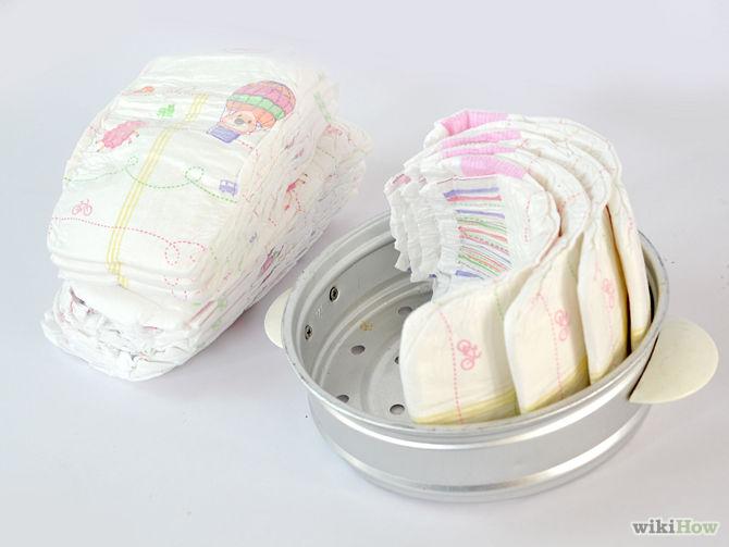 Triciclo de pañales paso a paso