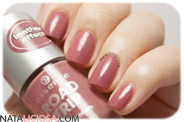 swatch leather effect essence Hit The Road, Red!