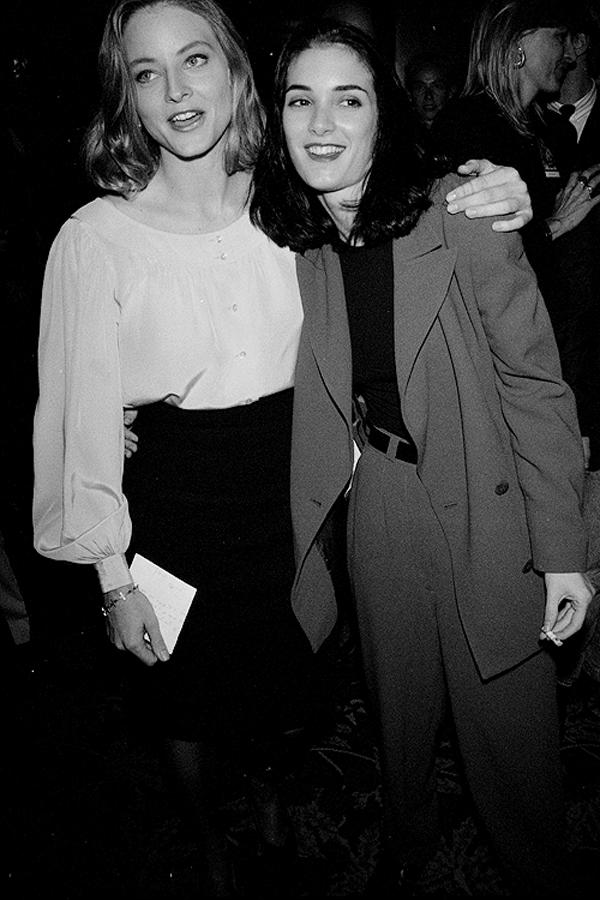 wynona ryder y jodie foster años 90