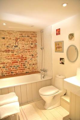 baño rústico