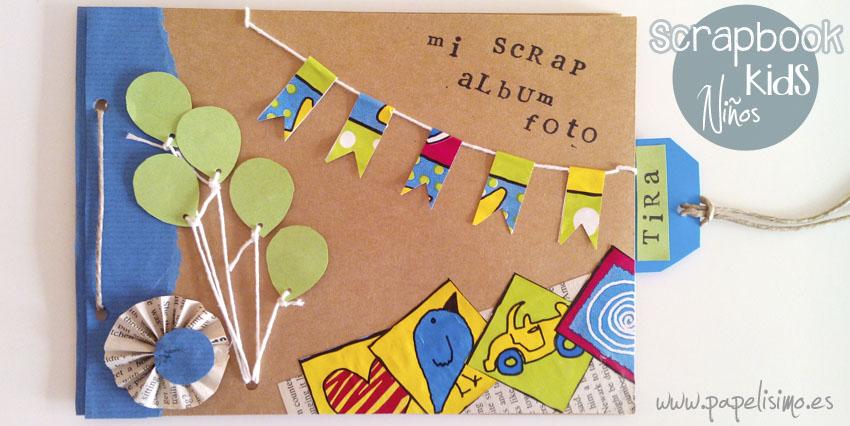 SCRAPBOOK: ÁLBUM PARA BEBÉ (VIDEO INSPIRACIÓN CON MEDIDAS) 