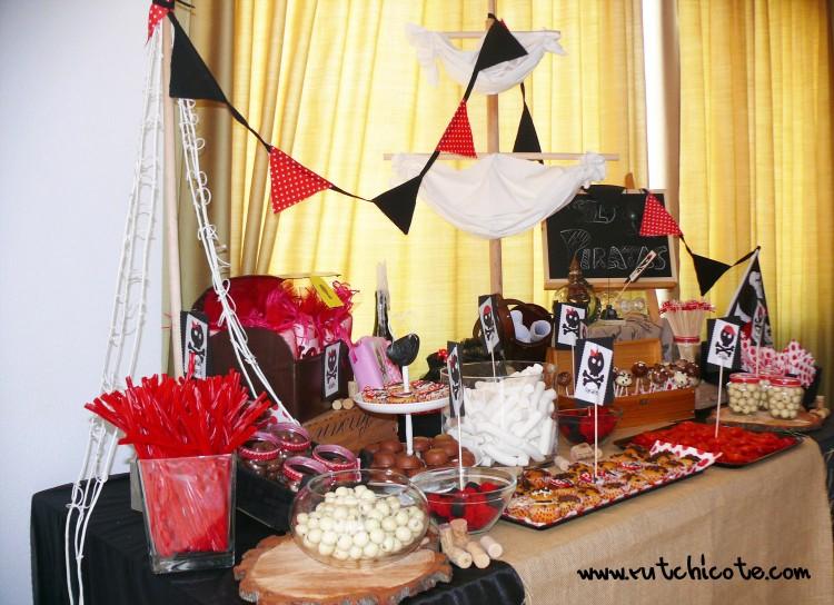 Mesa dulce piratas