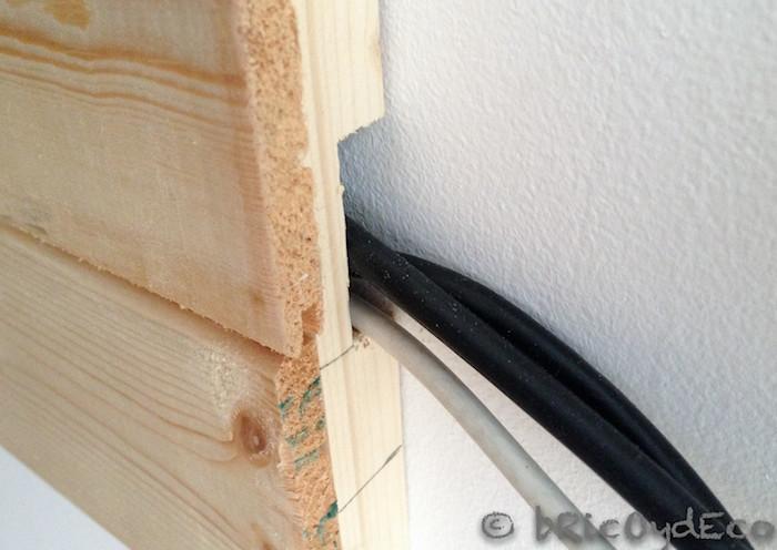 Cómo hacer un panel de madera para ocultar los cables de la televisión