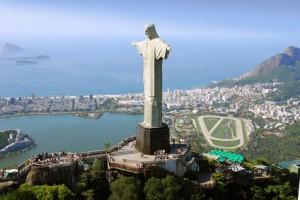 Rio de Janeiro - Panorámica de la Bahía con el Cristo Redentor, Brasil