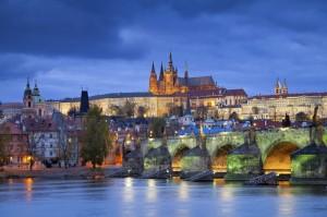 Praga - Panorámica con el Castillo, República Checa