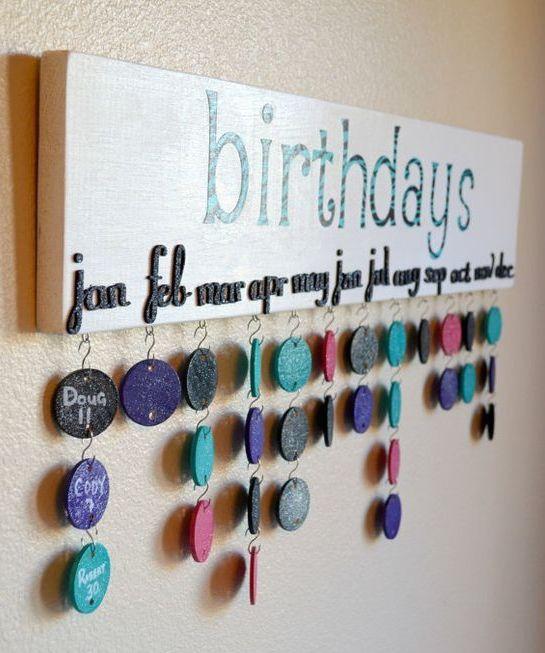 diy calendario cumpleaños