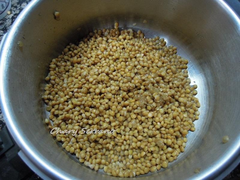 LENTEJAS SALTEADAS AL CURRY