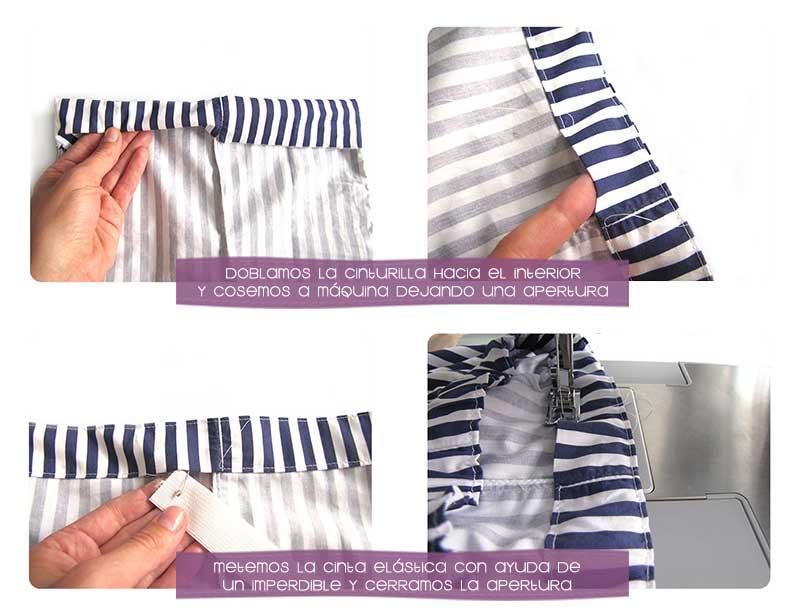conjunto marinero bebe 4 Conjunto Marinero Bermuda y camiseta con aplicación #DIY
