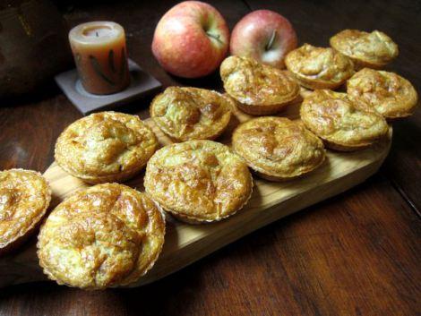Magdalenas integrales de paté y manzana