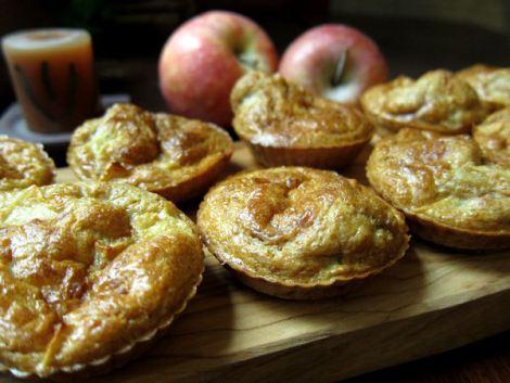 Magdalenas integrales de paté y manzana