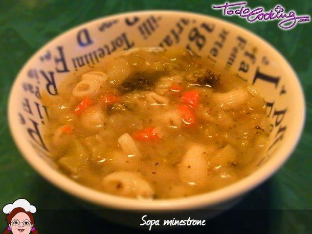 Sopa minestrone