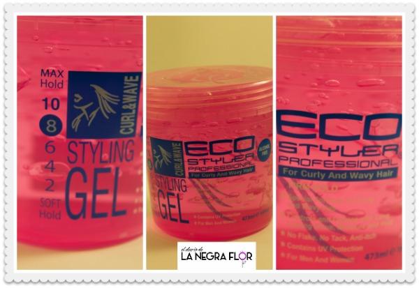 EcoStyler gel para cabellos ondulados y rizados.