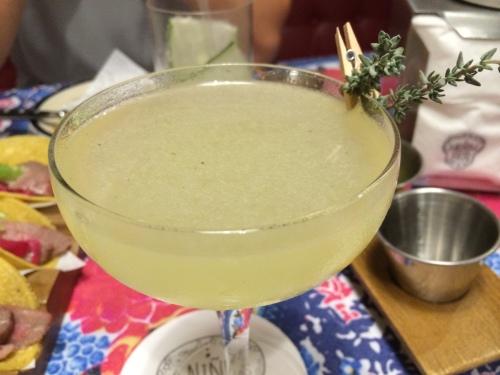Margarita con Romero en Niño Viejo Taquería en Barcelona
