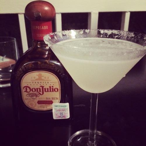 Coctel Margarita con tequila Don Julio. Todo un lujo.