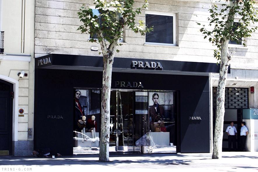 Trini blog | Prada Madrid Womens Store