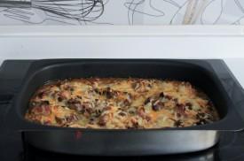 conejo al horno en salsa de crema de membrillo