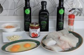 bacalao al horno en salsa de mermelada de tomate