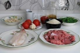 arroz caldoso de pavo y rape