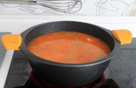 arroz caldoso de pavo y rape