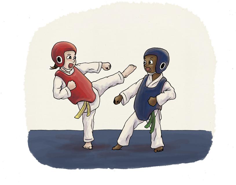 combate taekwondo