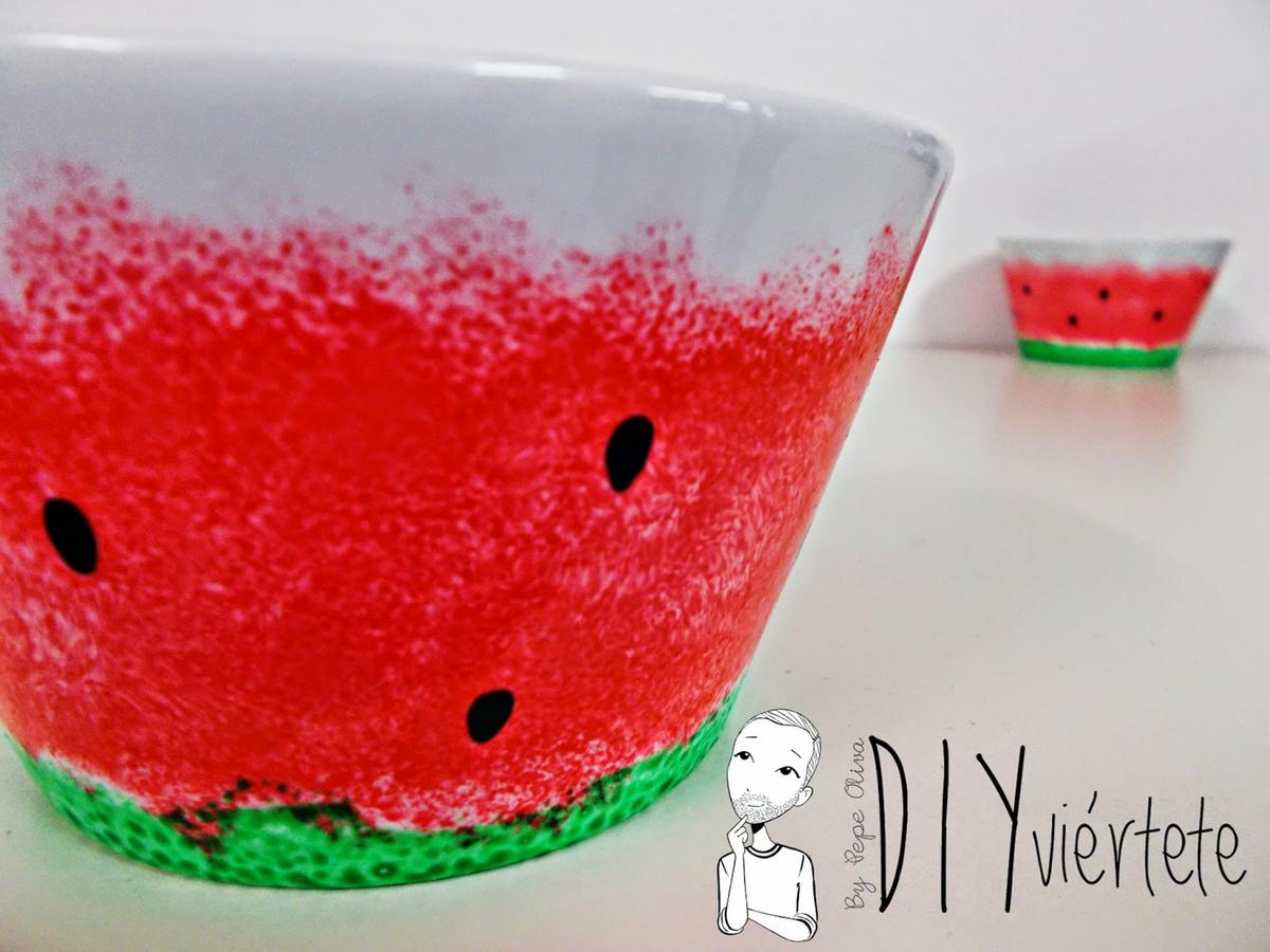 DIY-porcelana-pintar-porcelain-porzellan-sandía-DIYviertete-7