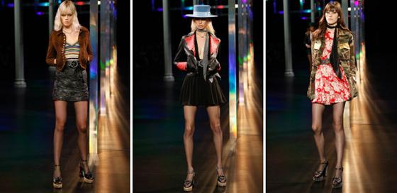 Desfile Saint Laurent en Paris Fashion Week SS 2015