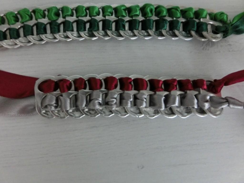 Como hacer collares con anillas de refresco