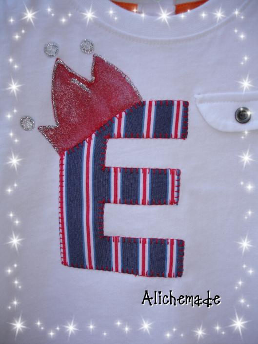 Detalle de la camiseta para E.