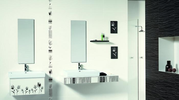 Baño blanco y negro decoración Blog T&D