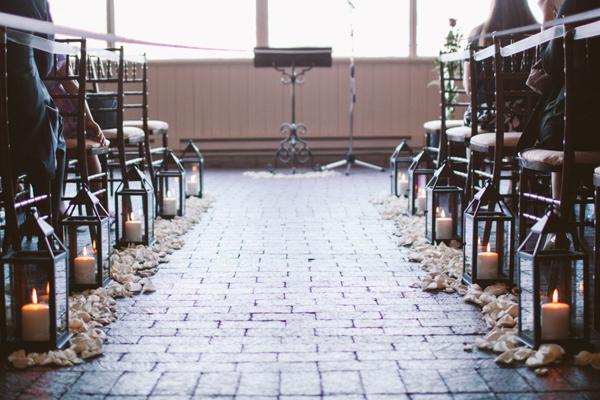 Decorar con farolillos y velas