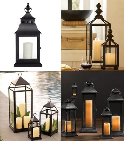 Decorar con farolillos y velas