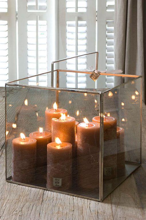 Decorar con farolillos y velas