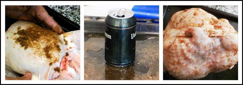 Pollo a la cerveza paso a paso del horno Pollo asado a la cerveza