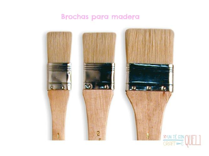 Brochas madera