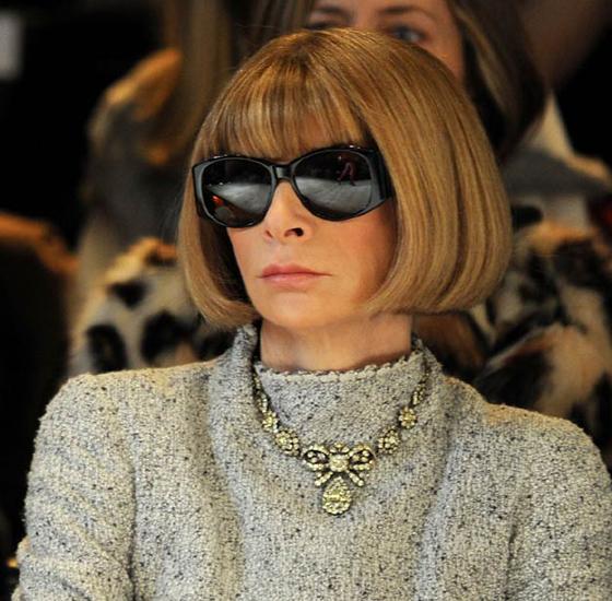 Peinados con flequillo: anna wintour