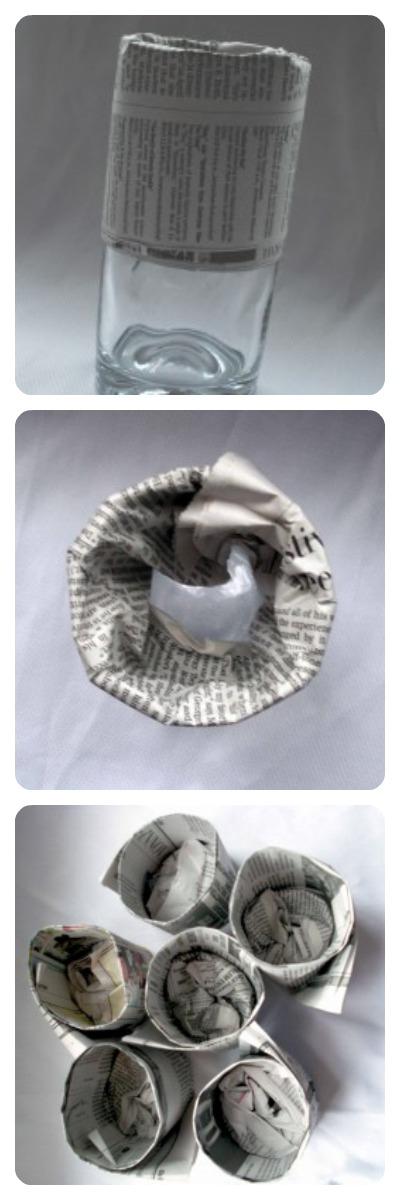 cómo hacer un semillero de papel de periódico