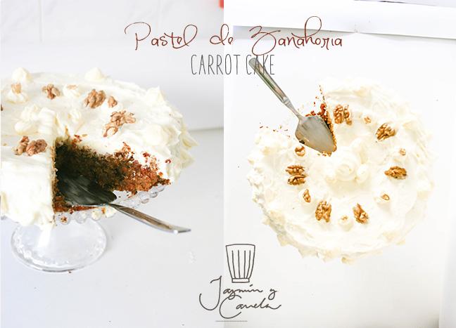 carrot cake Pastel de zanahoria2