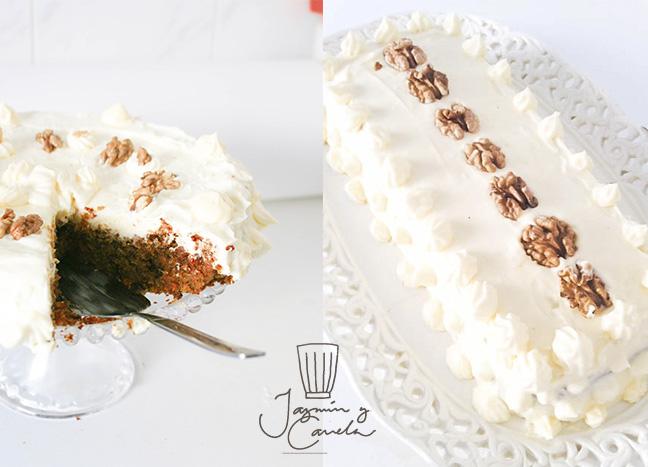 carrot cake receta pastel de zanahoria