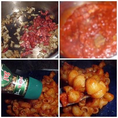 pasta con especias