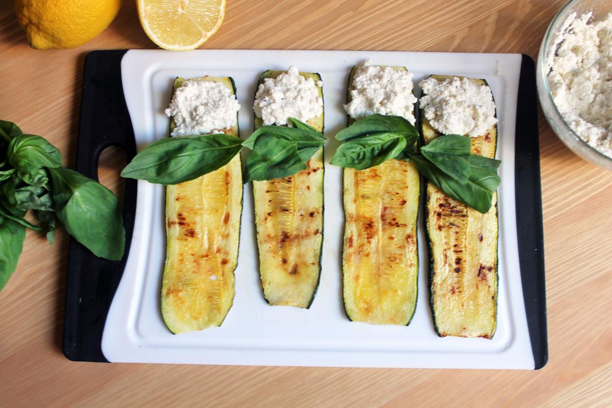 ROLLITOS CALABACIN ESPINACAS QUESO CABRA_ PASO A PASO