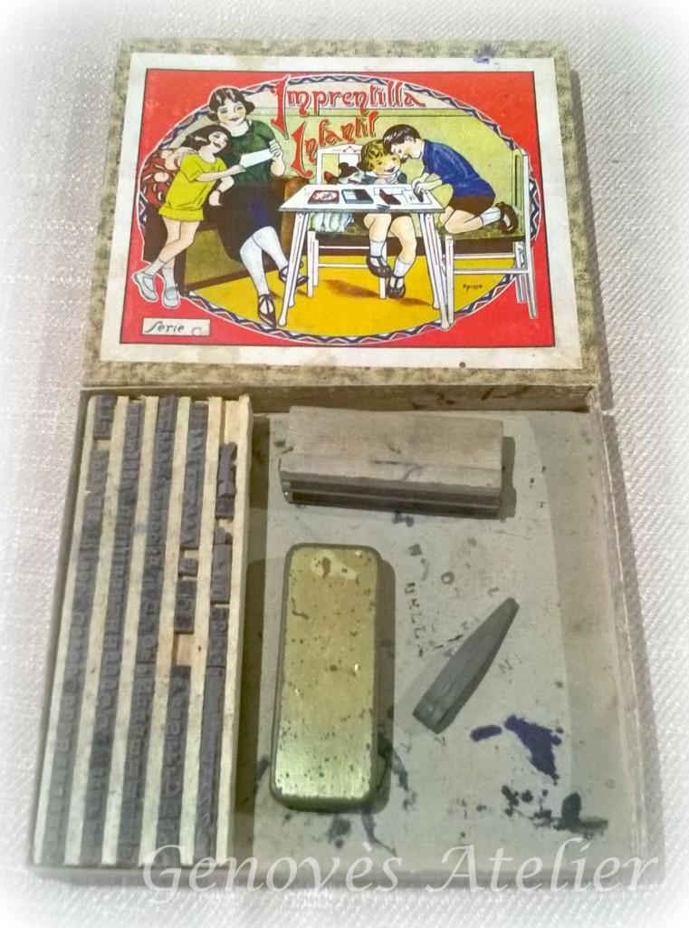 Juego Imprentilla infantil serie C -Genoves Atelier