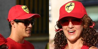Remolque convertido en Ferrari